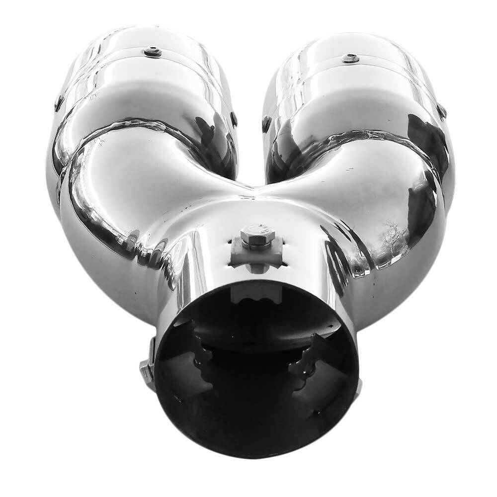 Twin Exhaust Tip Pipe Tail Muffler Chrome for BMW X5 F15 E70 X3 X1 E84