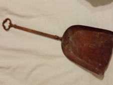 Vintage Messing Schaufel Safe Entfernung Kohle Glut &egrave;tc aus Kamin restaurierbar
