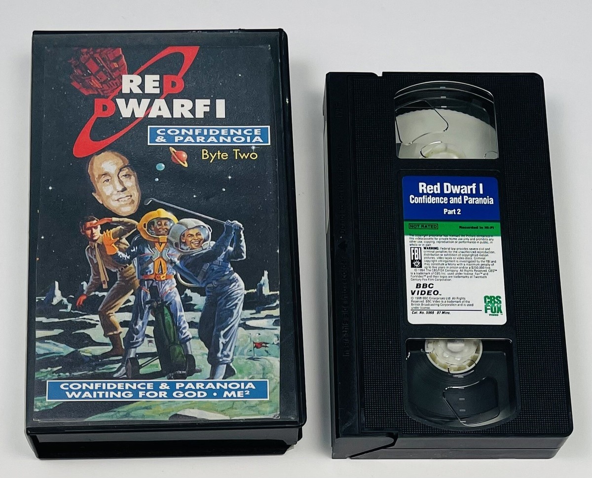 Lot 2 Red Dwarf British BBC VHS Sci-Fi Comedy I Byte Two