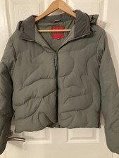 Womens Firetrap Quilted Duck Down Jacket Olive Large