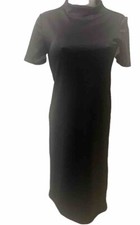ZARA TRAFALUC Women's black short-sleeved dress. Size M