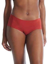 Hanky Panky BreatheSoft Boyshorts Panties Sz S Dark Persimmon 6J1281B 29 NWT