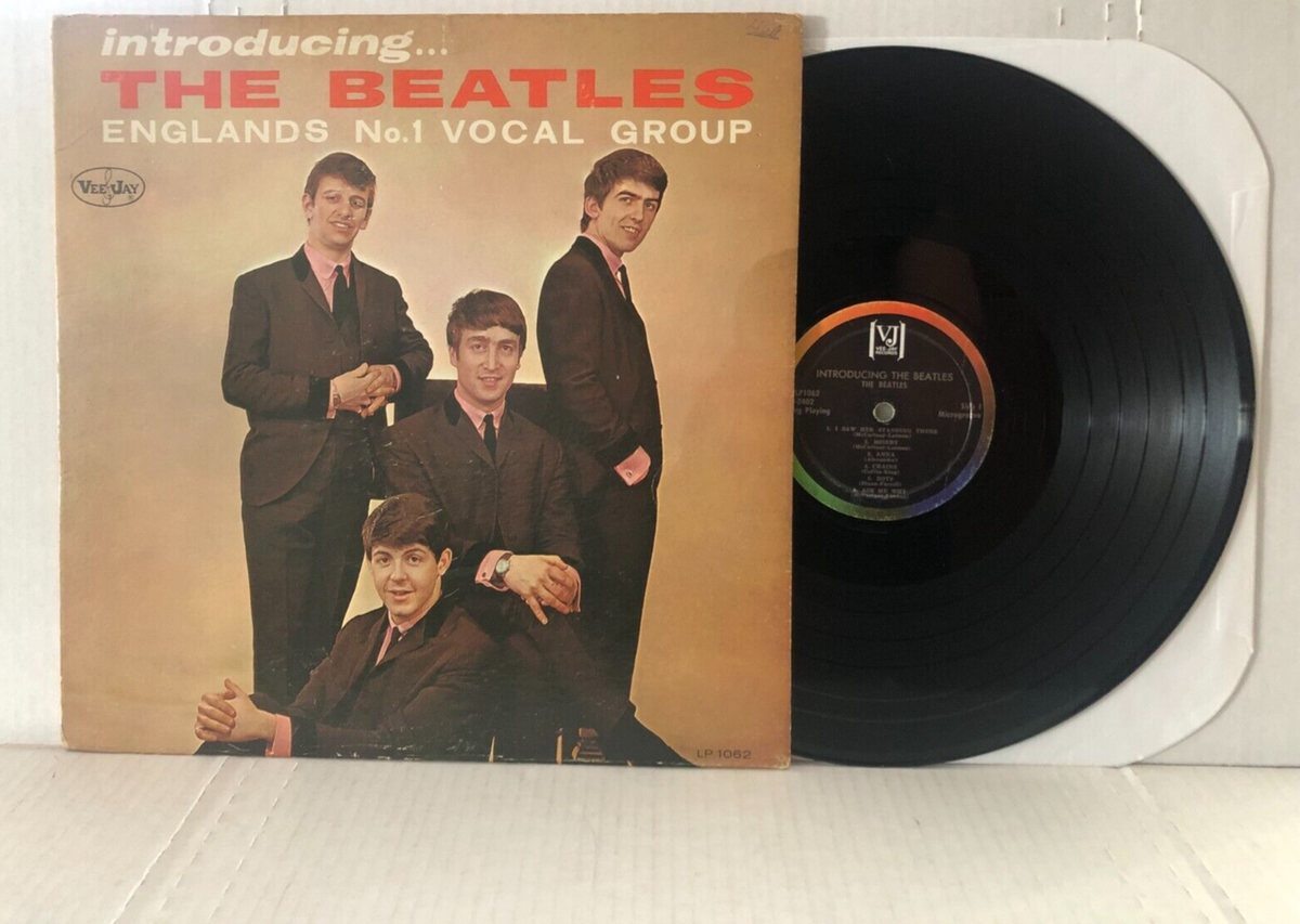 INTRODUCING THE BEATLES 1964 Vee Jay VJ MR3 Reduced size 45 rpm