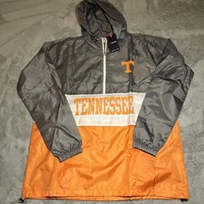 NCAA TENNESSEE VOLS MENS XLT WIND BREAKER FANATICS NEW WITH TAGS 🔥 1/2 ZIP UP