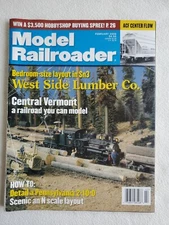 Model Railroader Magazine Super N Scale Layout February 2000