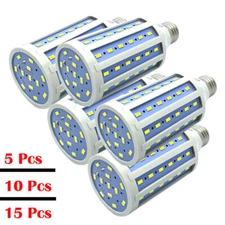 LOT 100W Eq. LED Bulb 72-Chip Corn Light E26 20W Cool Daylight White 6000K