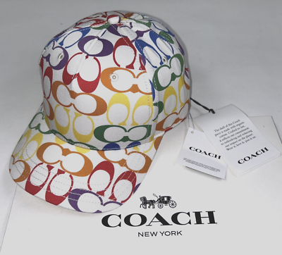 ?Coach New York Hat Coach Rainbow Signature Bucket Hat – Club de Mode main image 3