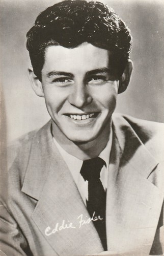 Vintage black and white photo, Eddie Fisher, 5 ½ X 3 ½ Singer - Picture 2 of 4