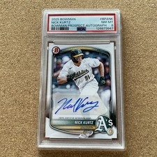 2025 Bowman - Paper Prospect Retail Autographs Nick Kurtz #BPA-NK (AU, RC)