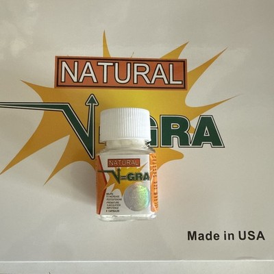v-gra for men natural male sexual performance 1 bottles with 8 capsules 