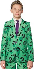 Suitmeister Boys Small Kids Riddler Boys Halloween Suit, Slim Fit - XL