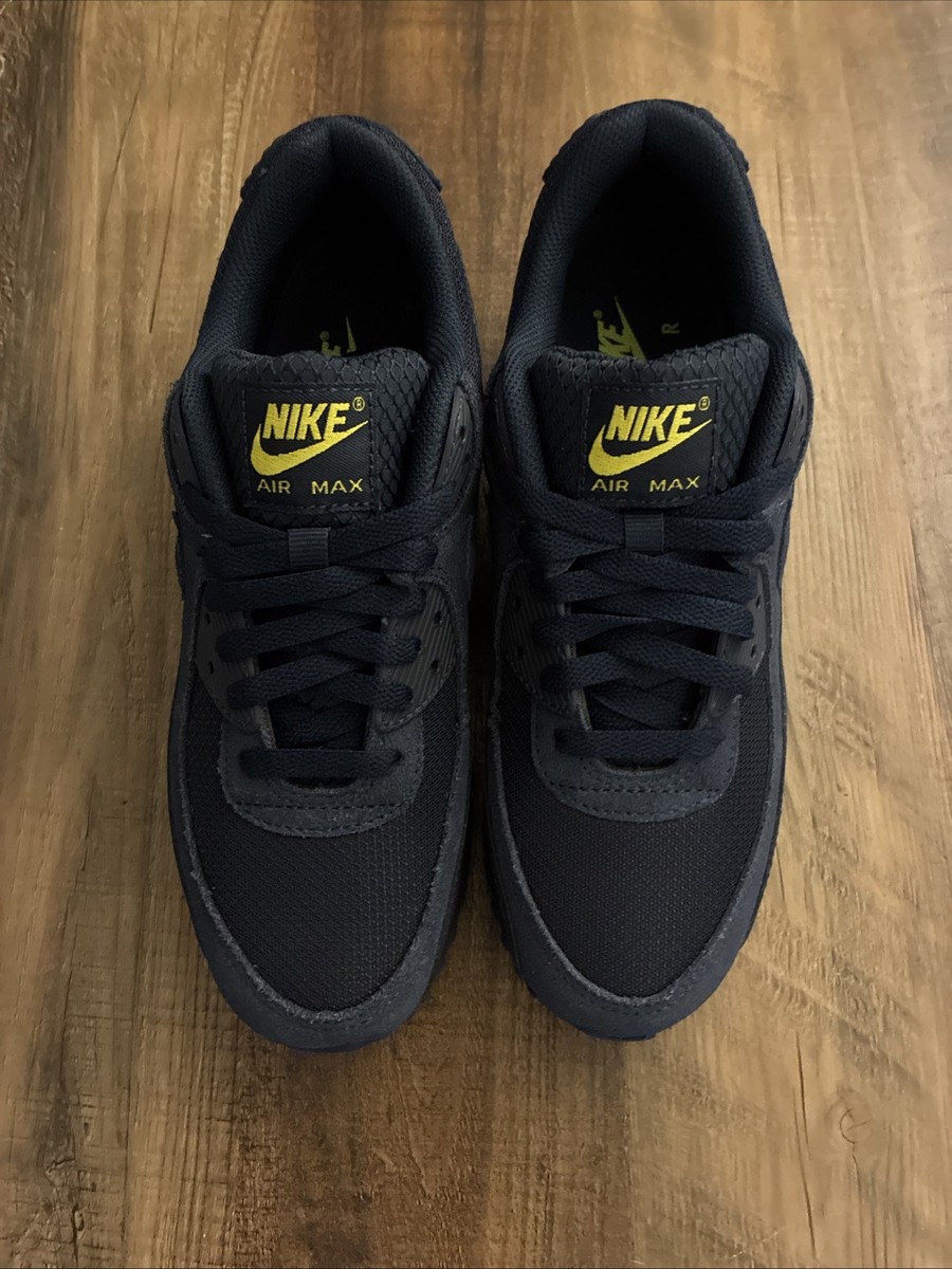 Nike Air Max 90 Obsidian Lightning Yellow Men Size 8 Shoes  display picture 3