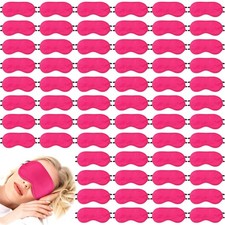 Tarpop 200 Pcs Eye Mask Sleeping Blindfold Eye Cover with Adjustable Strap for G
