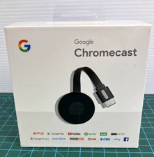 Google Chromecast 2nd Gen NC2-6A5 Streaming Media Player Black New Sealed NOS