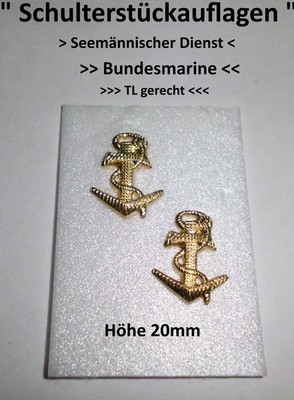 '' 2 Stück    SEEMÄNNISCHER DIENST    ''  SST Auflagen Bundesmarine