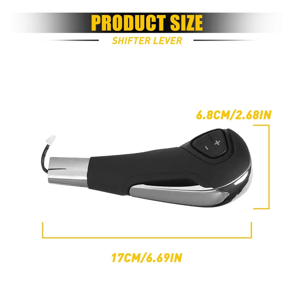 For 2011-2017 Chevrolet Aveo Automatic Transmission Gear Shift Knob with Button - Image 3 of 4