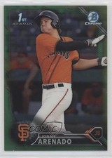2016 Bowman Chrome Prospects Green Refractor 59/99 Jonah Arenado #BCP240 0b67