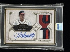 2025 Topps Definitive John Smoltz Framed Patch Auto Autograph #02/25 Braves