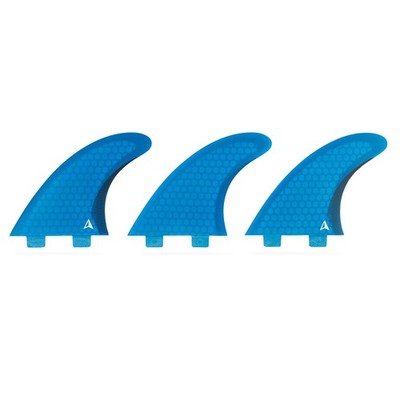 ROAM Thruster Fin Set Performer Large two tab Blau Surfboard Finne
