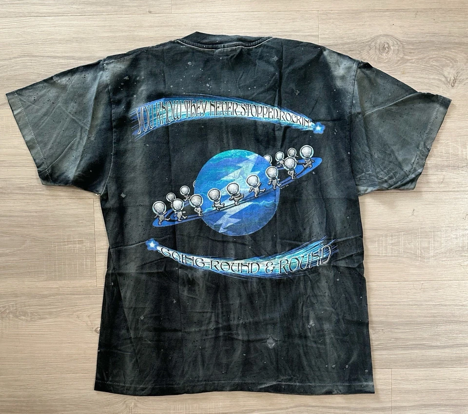 Camiseta De Colección 1996 Grateful Dead Encounter Your Face Tie Dye Concierto Foto 2 de 3