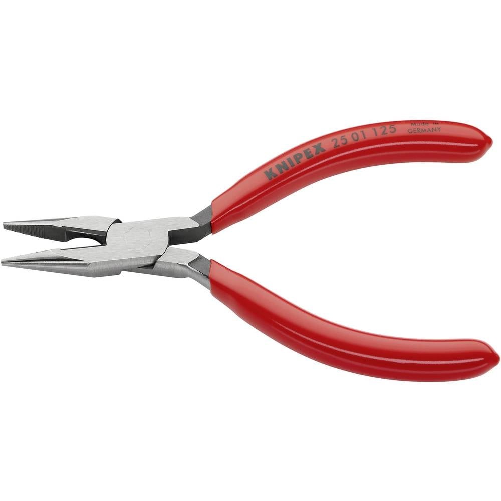 Knipex 25 01 125 pince de précision à becs demi-ronds fins pour électricien