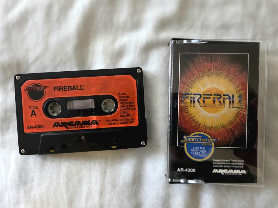 Atari 2600 FIREBALL cassette game - Complete In Box for Arcadia Supercharger - Image 3 of 4