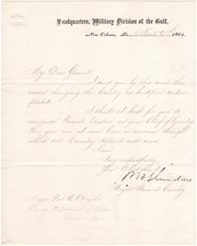 Philip H. Sheridan - Letter Signed - Appoints George A. Custer Chief of Cavalry