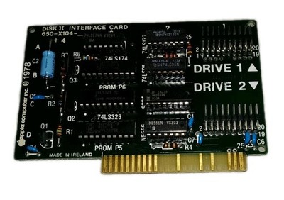 Apple II Disk II Interface Card 650-X104 Expansion Card Module Board 1978