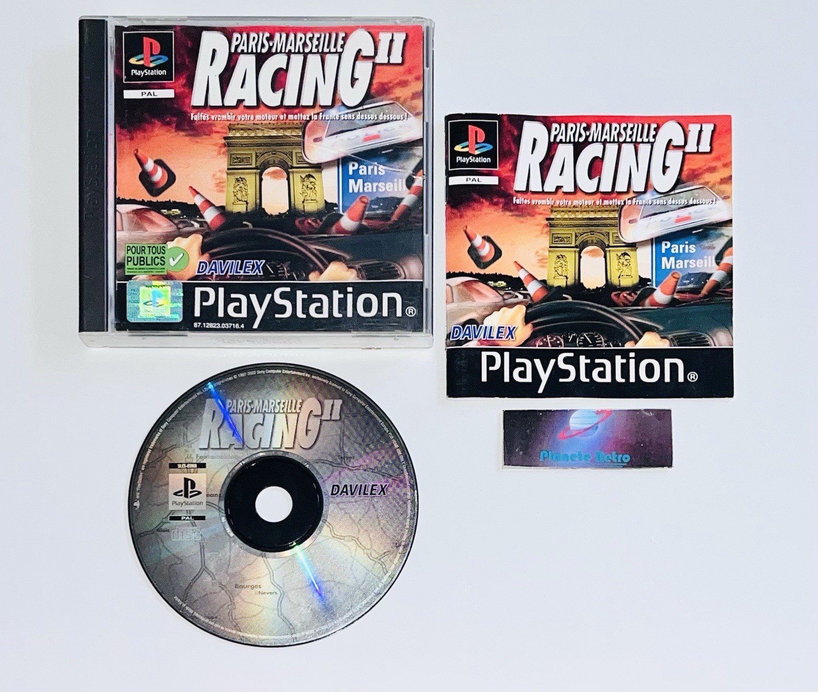 Paris Marseille Racing II - PS1 Complet Version Française PlayStation Sony
