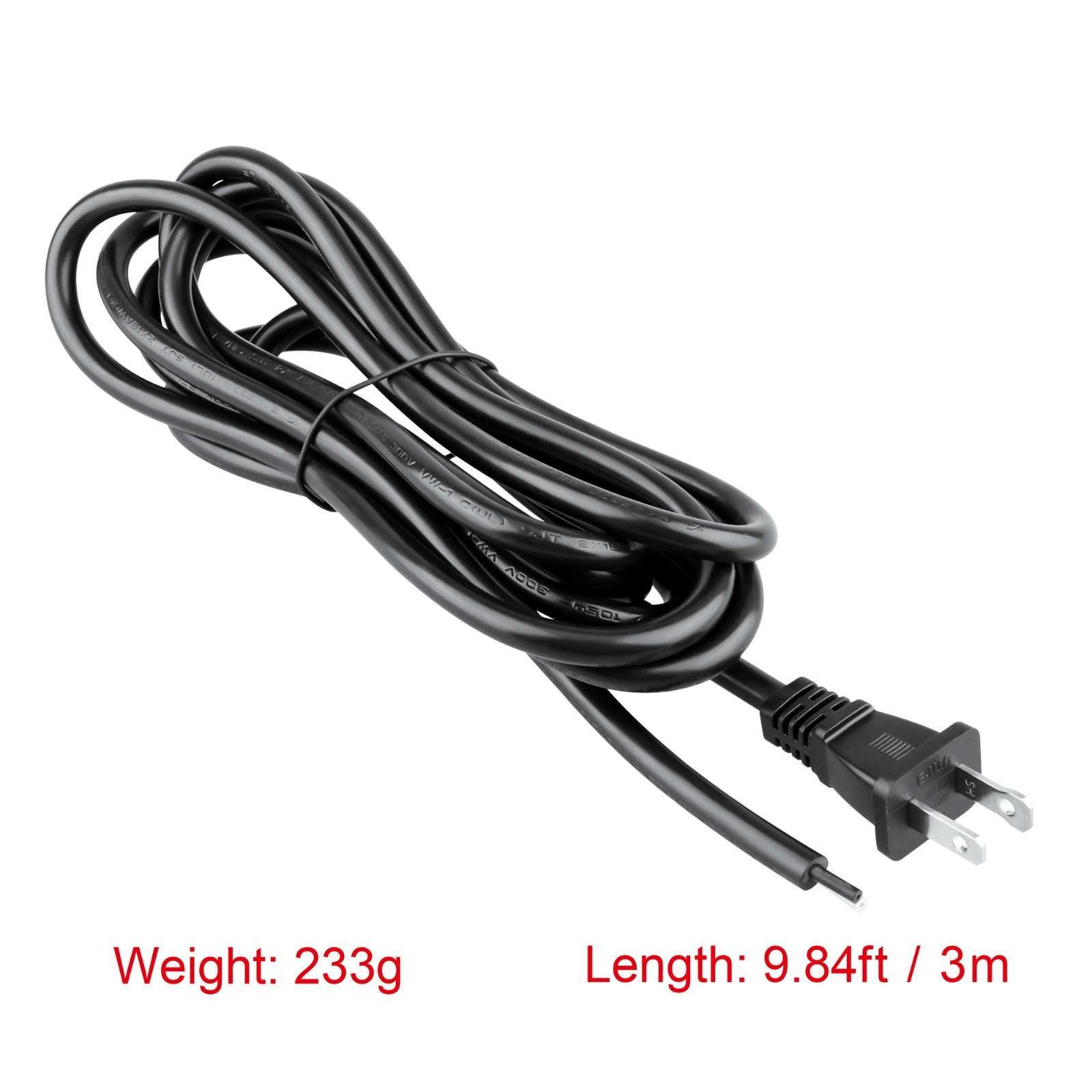 10ft 18AWG AC Cord Cable For Black and Decker 2750 4247 4287 Electric Grinder