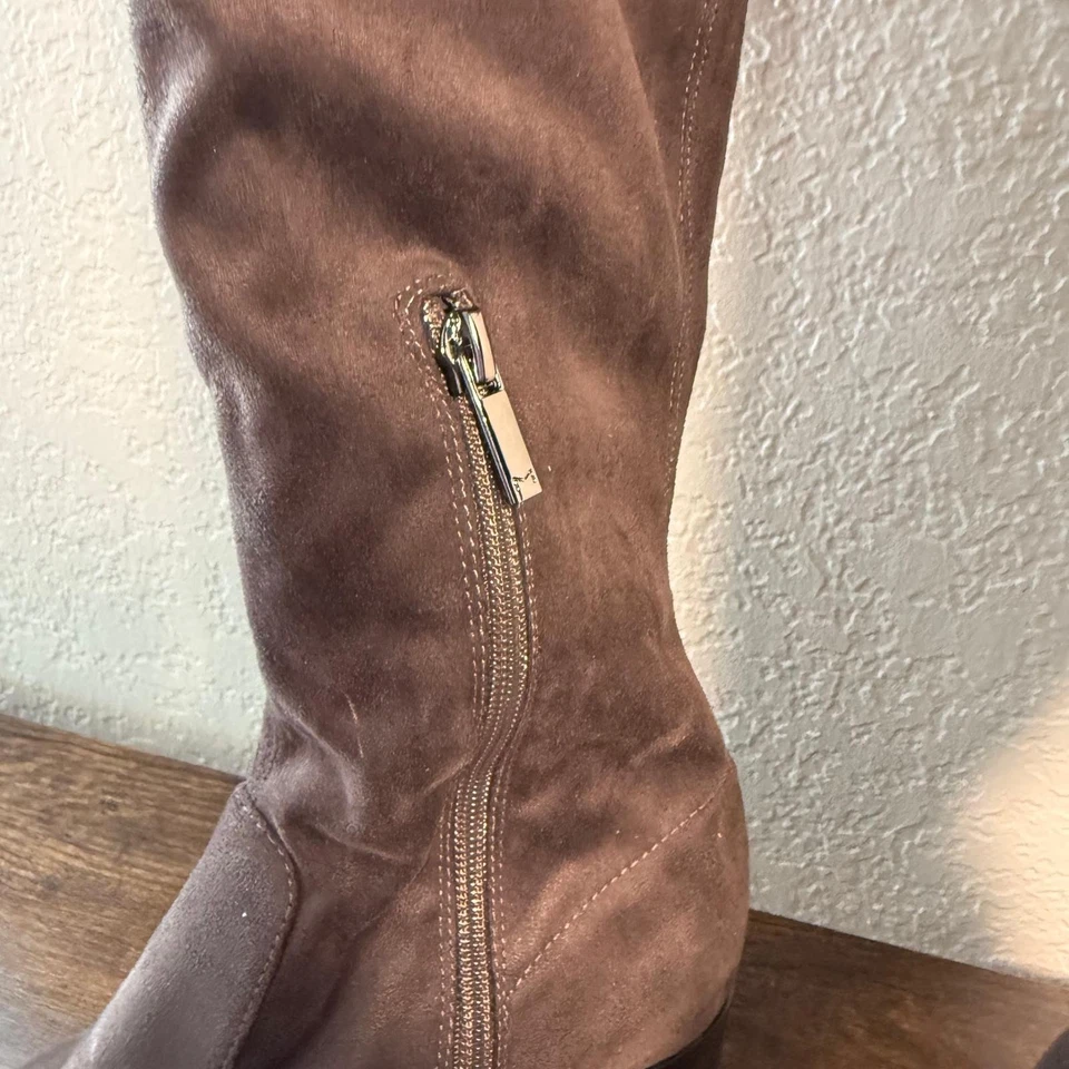 Botas por encima de la rodilla Marc Fisher YUNA marrón para mujer talla 8,5 A13 Foto 3 de 4