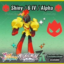 Armarouge ❗❗❗ Alpha Shiny ❗❗❗ Pokemon Legends ZA  ⚫ 6 IV 🟢 @ Any item