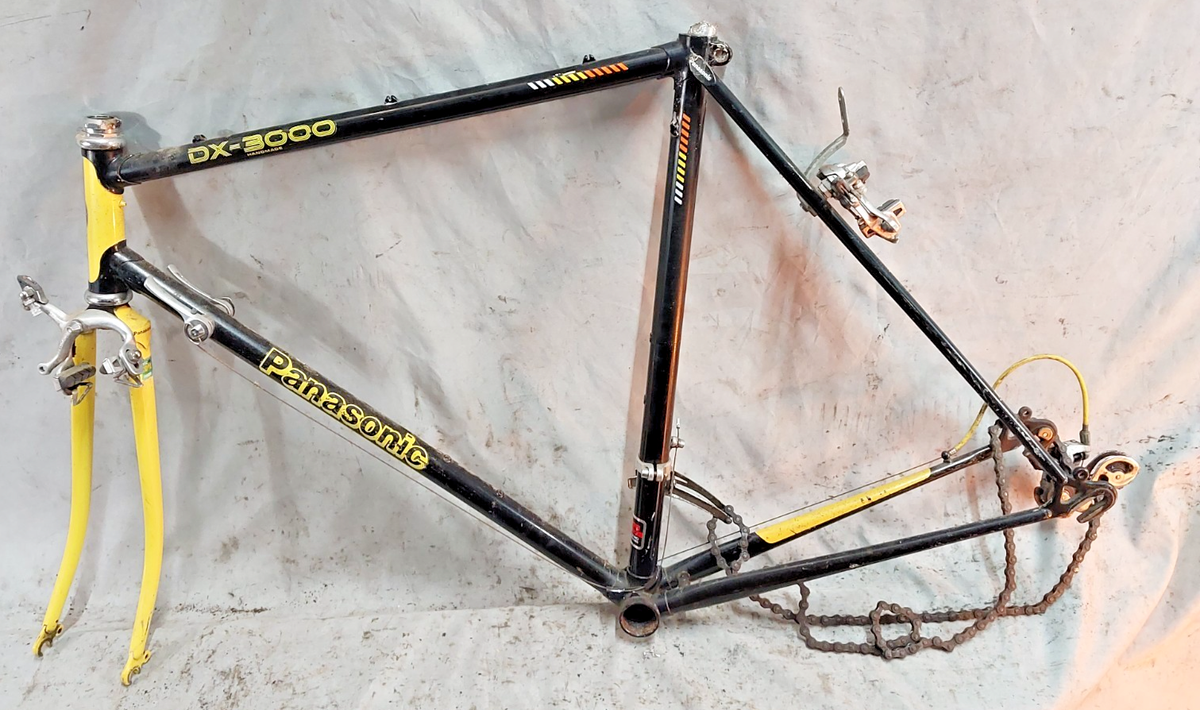【送料無料】Vintage 4racks 90 / WH 1982 Panasonic DX-3000 Road Bike Frame Set M 56cm Tange Chromoly