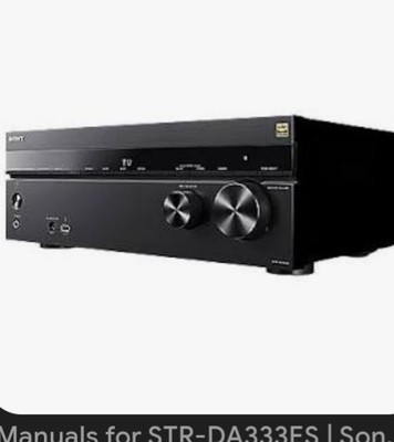 SONY 333ESG AVアンプ Sony DA333ES 32bit TESTED WORKING 6 Channel ES Series Receiver