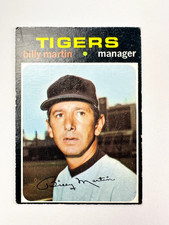 1971 Topps - Billy Martin #208 Tigers