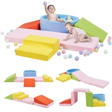 Foam Climbing Blocks with Ball Pit  Stairs for Toddlers Aged 1-3 -Soft Plays...