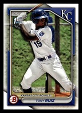 Tony Ruiz 2024 Bowman Prospect 1st #BP-80 Kansas City Royals Rookie *024