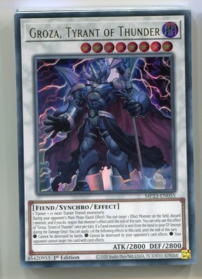 Yu-Gi-Oh! Groza Tyrant of Thunder Ultra Rare englisch MP23-EN055