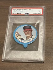 1973 Topps Candy Lids Nolan Ryan PSA 5 FRESH GRADE, RARE, ONLY 14 GRADED HIGHER!