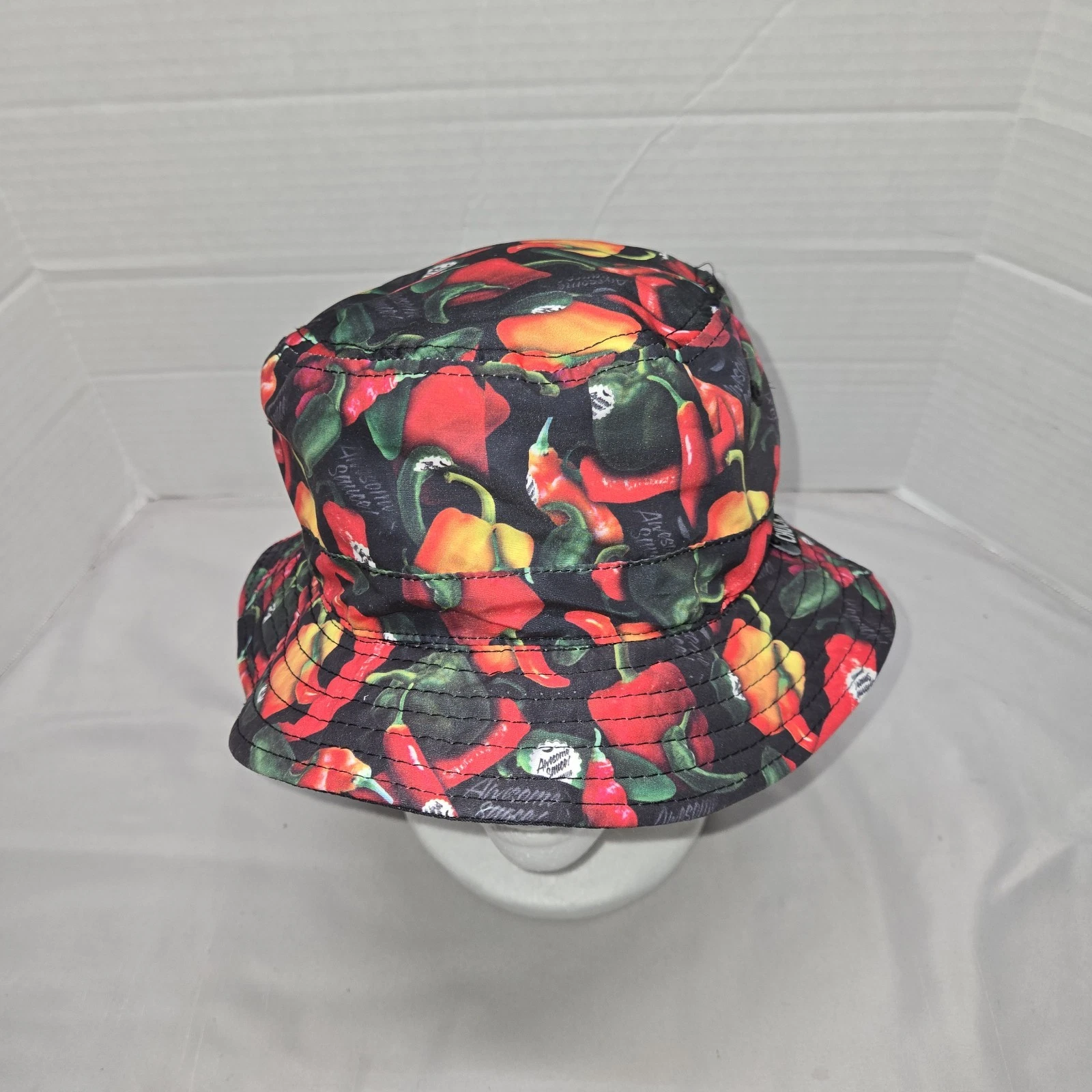 The Chuck Bucket Hat Red Chilli Peppers Osfm Euc