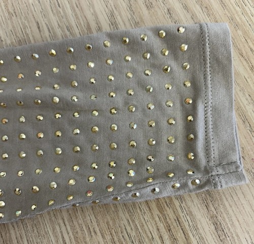 Michael Kors Dress. Tan With Gold Studs. Pocket On Front. Size Large. NWT $175 - Picture 7 of 10