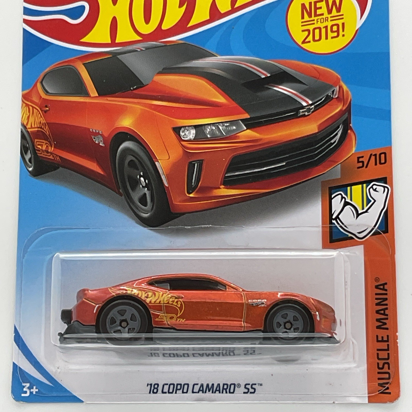 Hot Wheels 2019 New Models '18 Copo Camaro SS (Orange)
