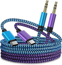 3FT Aux Cord, USB C to 3.5Mm Audio Cable for Iphone 17 16E 16 15 Pro Max/Plus Ox
