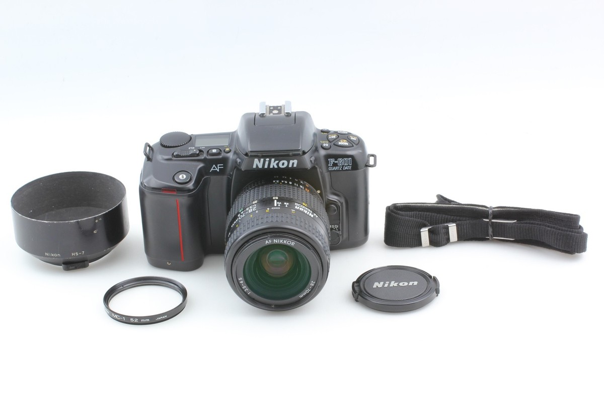 Exc+5] Nikon F-601 W/ Nikon AF Nikkor 28-70mm F3.5-4.5 From JAPAN