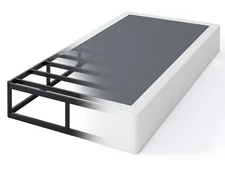 9 Inch High Profile Box Spring, Sturdy Metal Frame Mattress Foundation, Easy ...