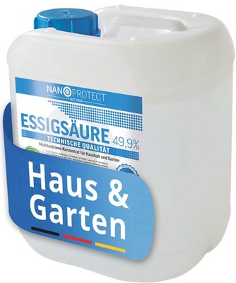 Nanoprotect Essigsäure 49,9% | 5 kg | Klimaneutral | Premium Qualität
