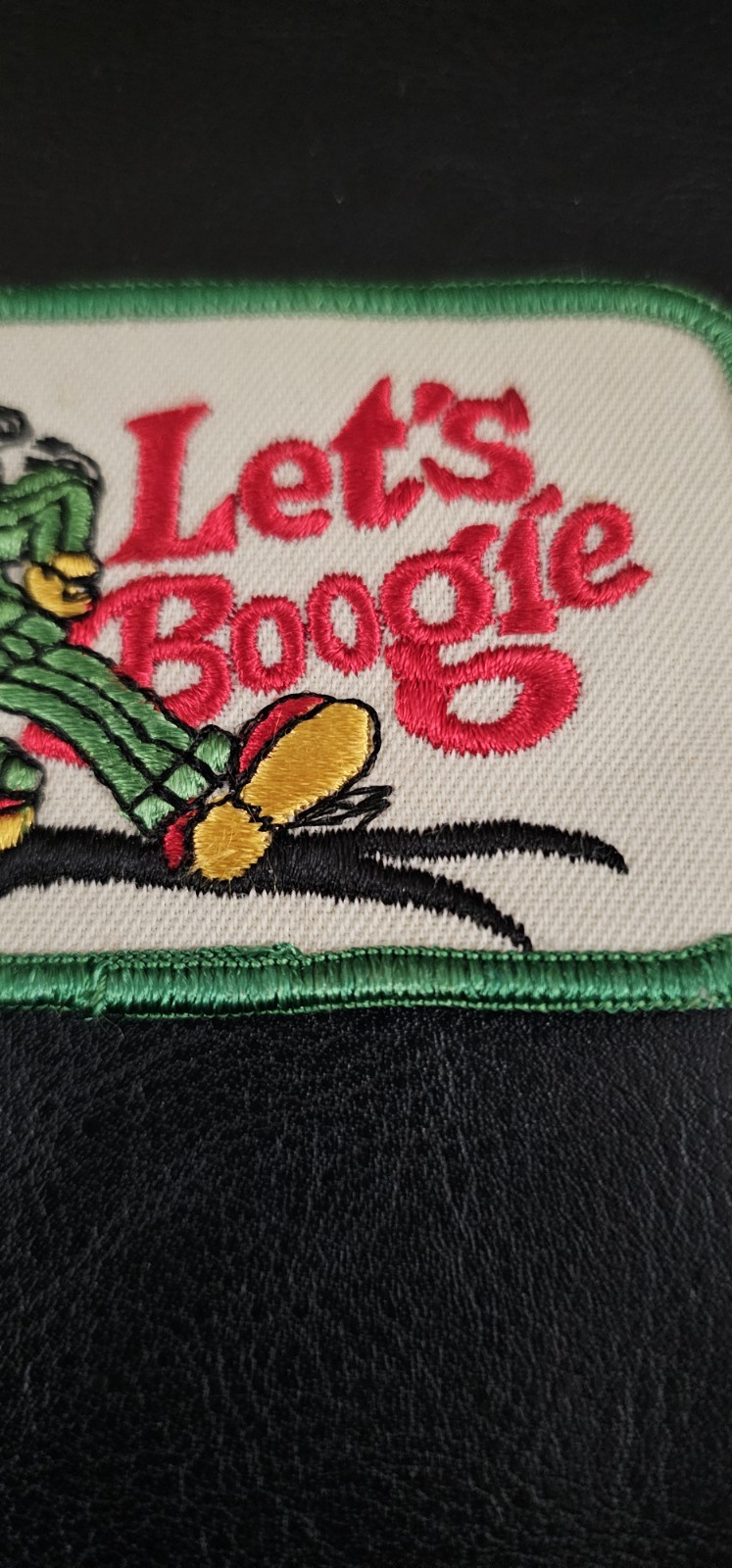 Let's Boogie Embroidered Patch Cartoon Character … - image 2