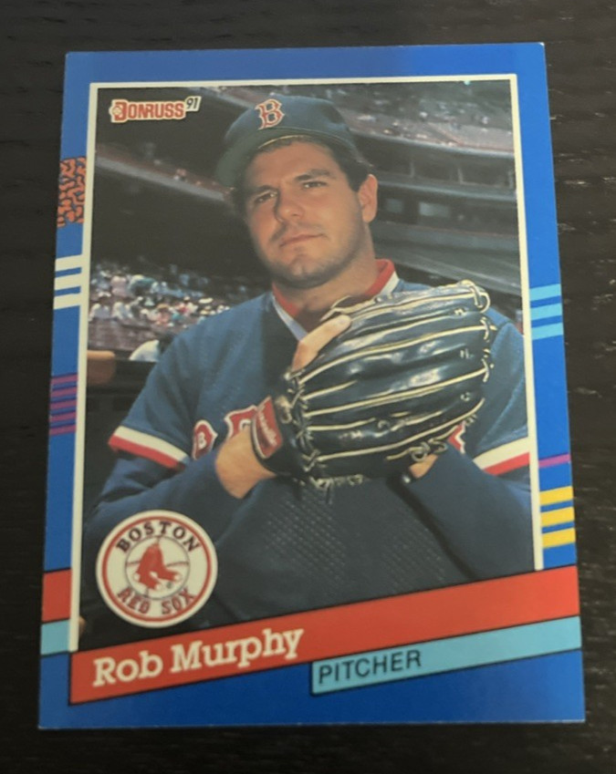 1991 Donruss - Rob Murphy - Boston Red Sox - #250b - UER