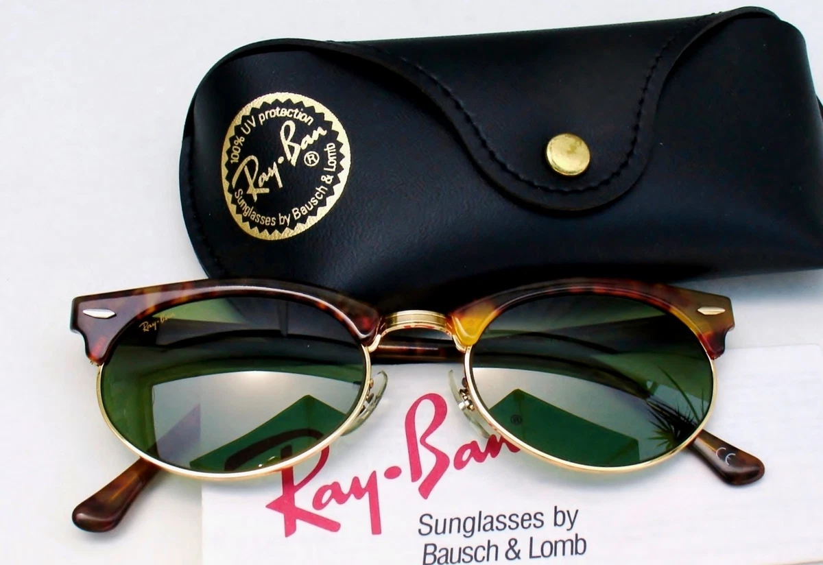 Ray-Ban Tortoise Oval Vintage Sunglasses for sale | eBay