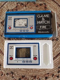 Game Watch Fire with box
